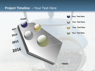Natural Delicious Teapot PowerPoint Template