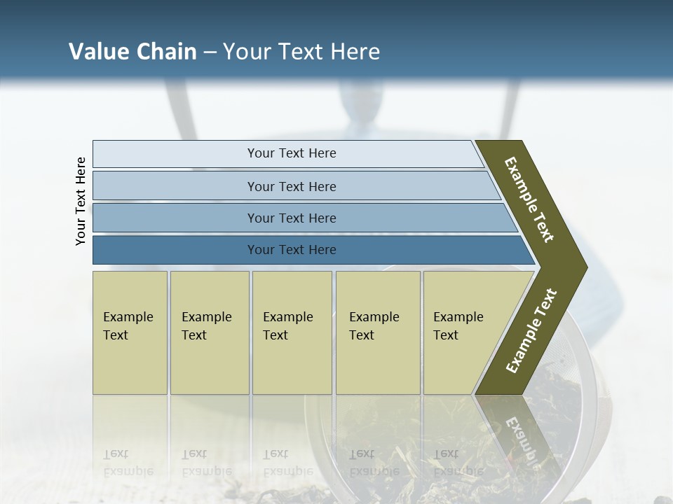 Natural Delicious Teapot PowerPoint Template