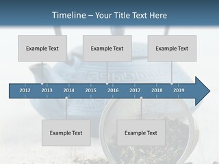 Natural Delicious Teapot PowerPoint Template