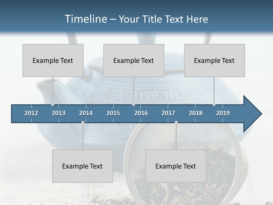 Natural Delicious Teapot PowerPoint Template