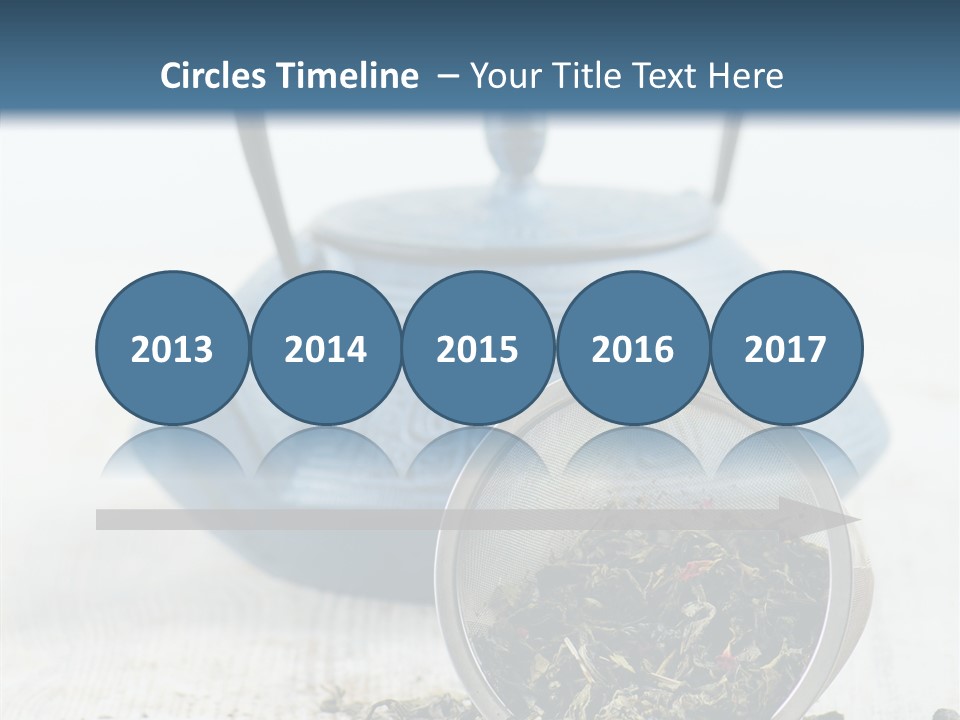 Natural Delicious Teapot PowerPoint Template