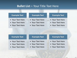 Natural Delicious Teapot PowerPoint Template