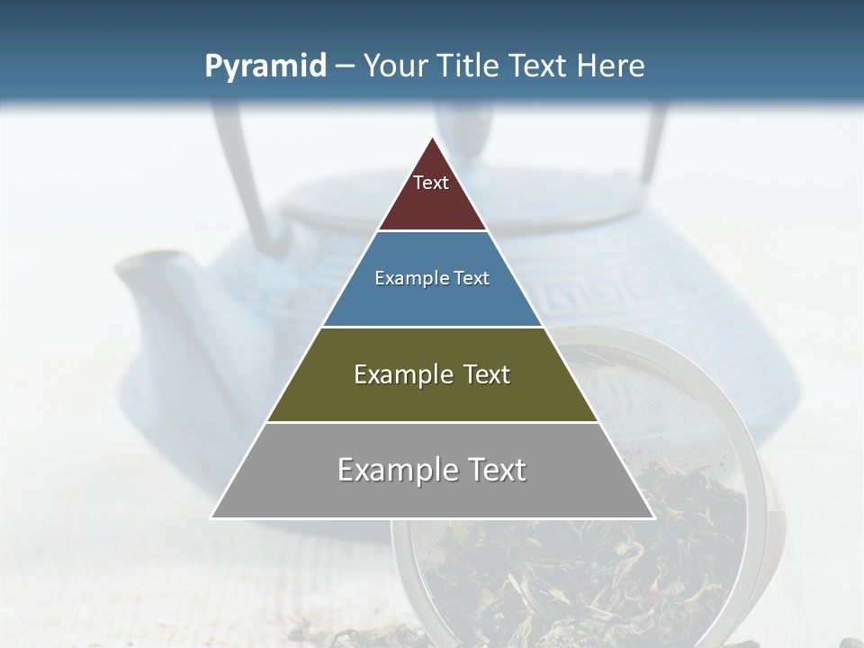 Natural Delicious Teapot PowerPoint Template