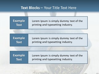 Natural Delicious Teapot PowerPoint Template