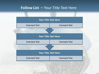 Natural Delicious Teapot PowerPoint Template