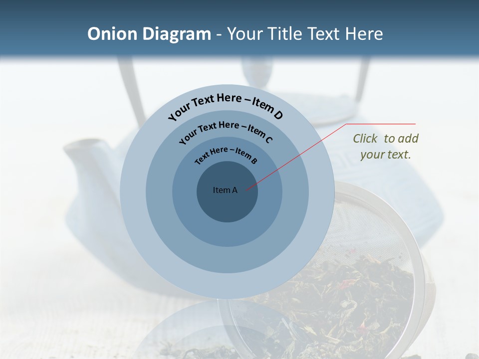 Natural Delicious Teapot PowerPoint Template