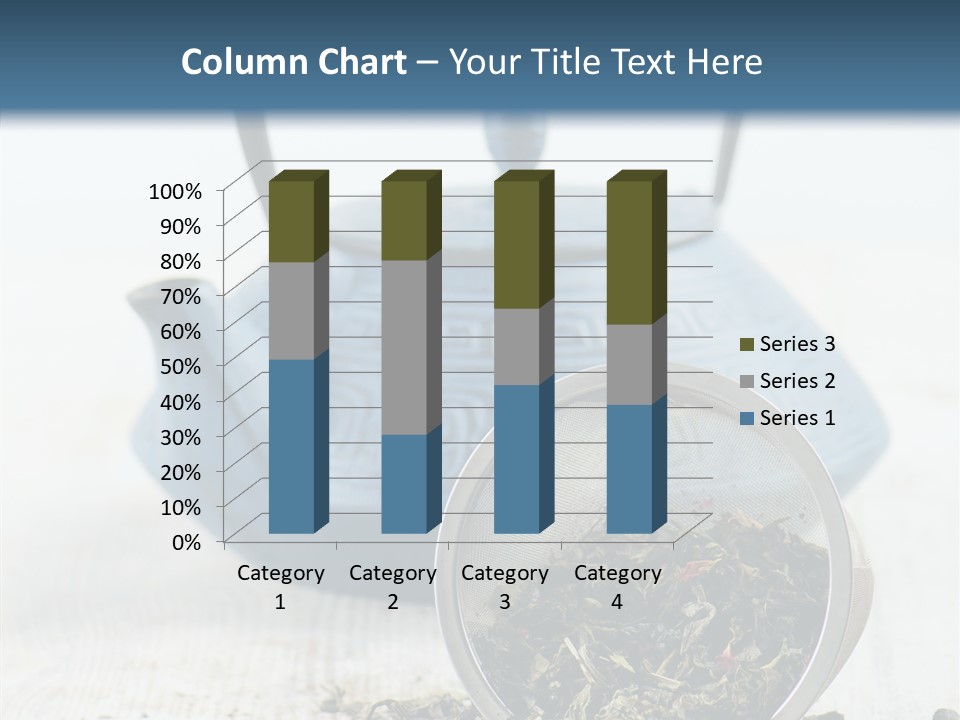 Natural Delicious Teapot PowerPoint Template
