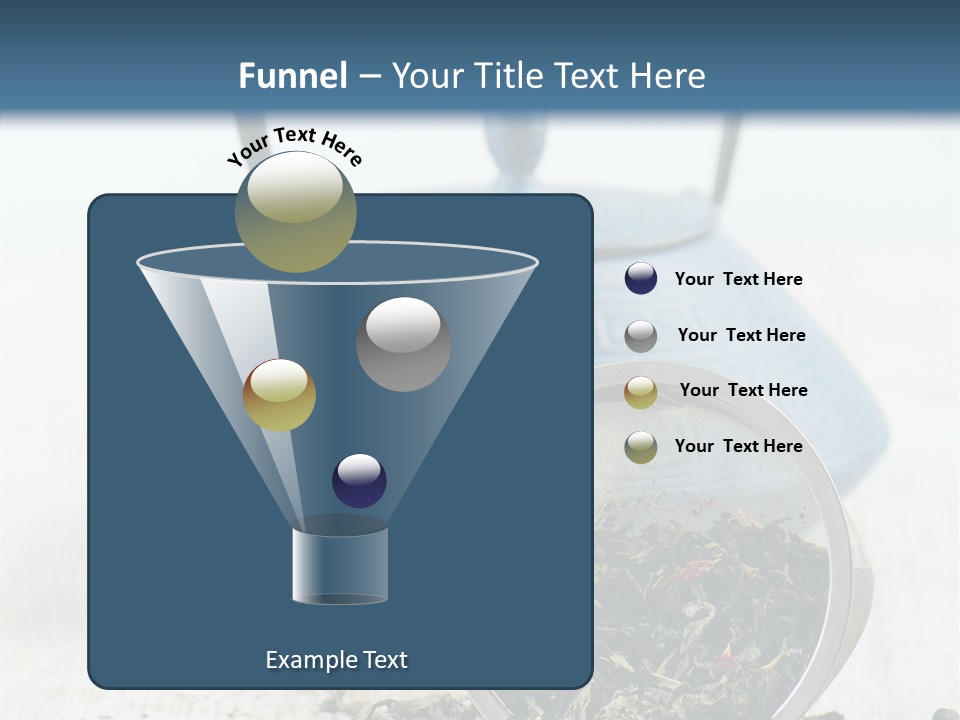 Natural Delicious Teapot PowerPoint Template