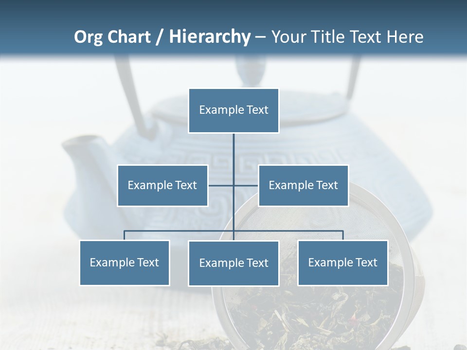 Natural Delicious Teapot PowerPoint Template