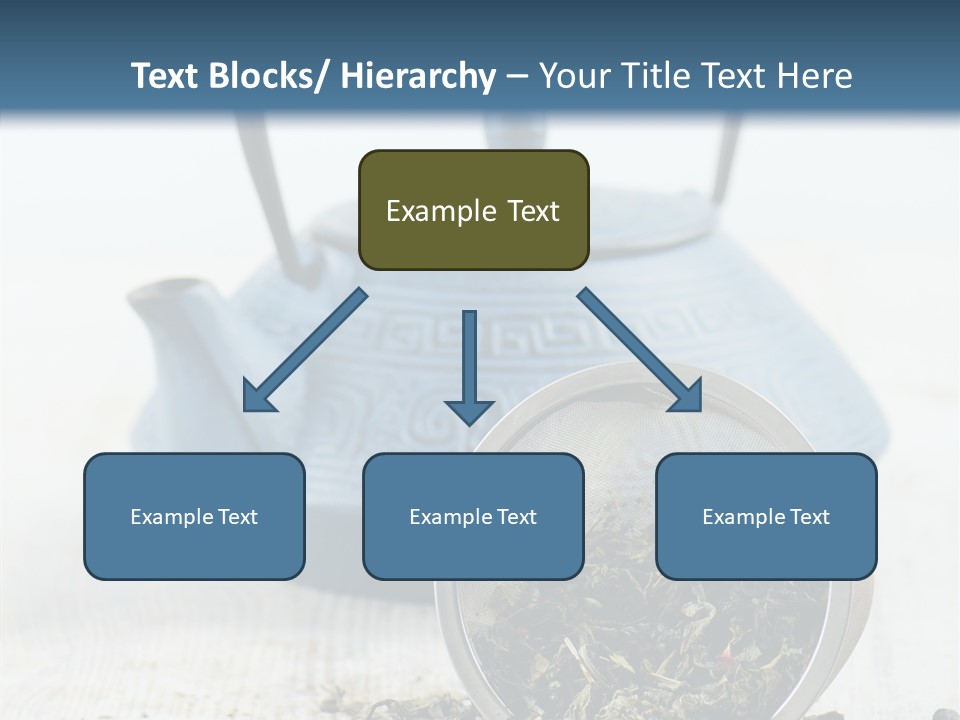 Natural Delicious Teapot PowerPoint Template