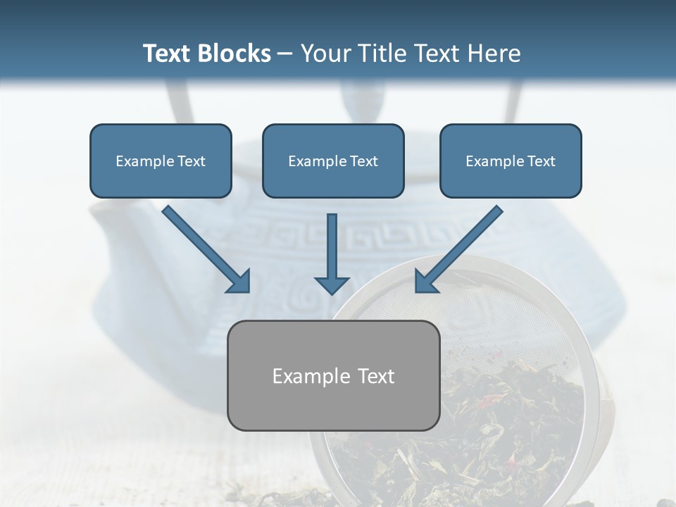 Natural Delicious Teapot PowerPoint Template
