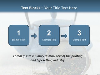Natural Delicious Teapot PowerPoint Template