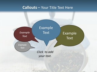 Natural Delicious Teapot PowerPoint Template