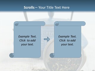 Natural Delicious Teapot PowerPoint Template