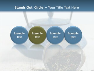 Natural Delicious Teapot PowerPoint Template