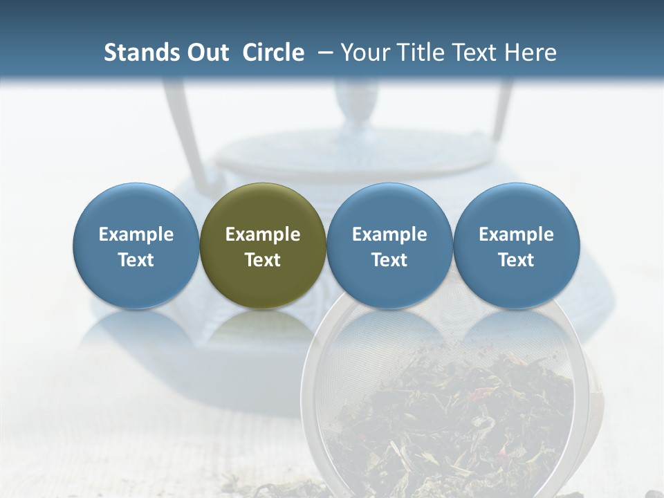 Natural Delicious Teapot PowerPoint Template