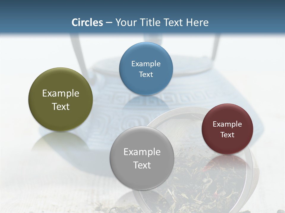 Natural Delicious Teapot PowerPoint Template