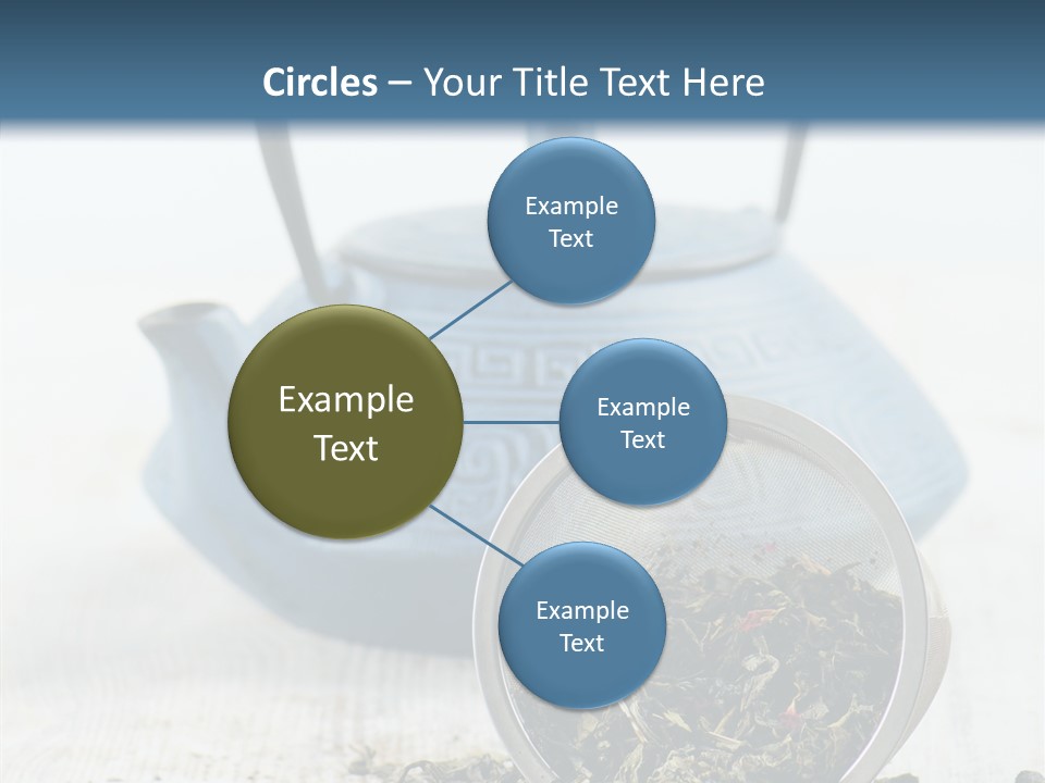 Natural Delicious Teapot PowerPoint Template