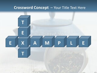 Natural Delicious Teapot PowerPoint Template