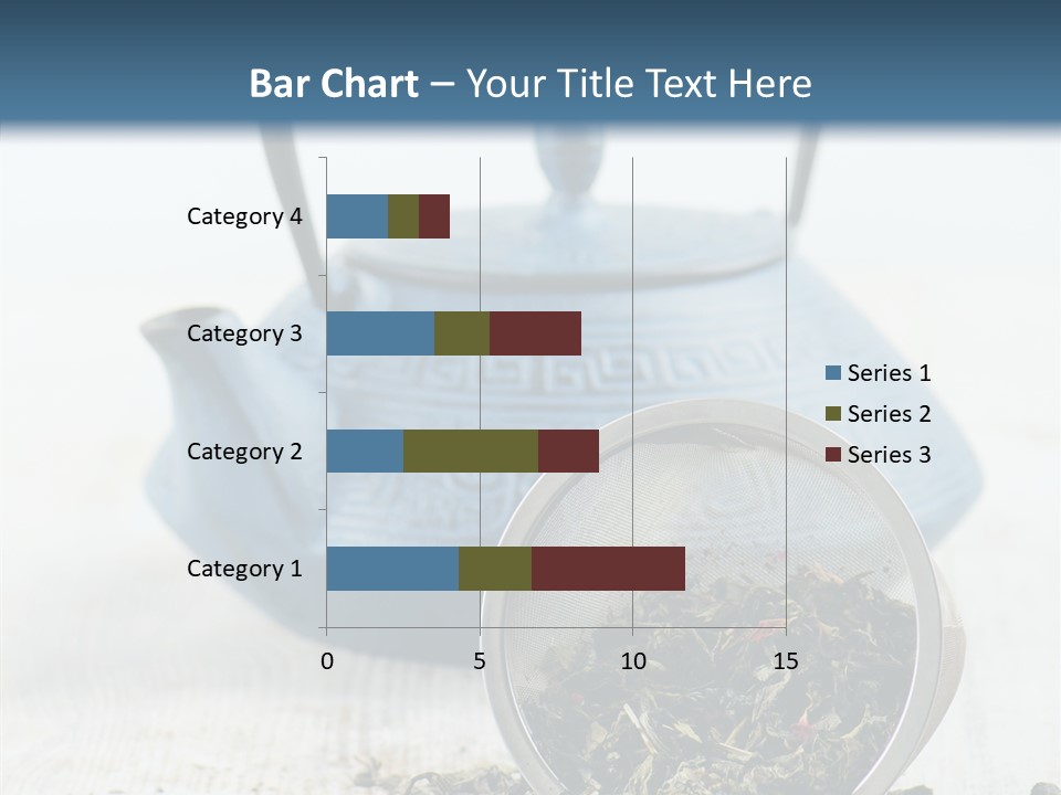 Natural Delicious Teapot PowerPoint Template