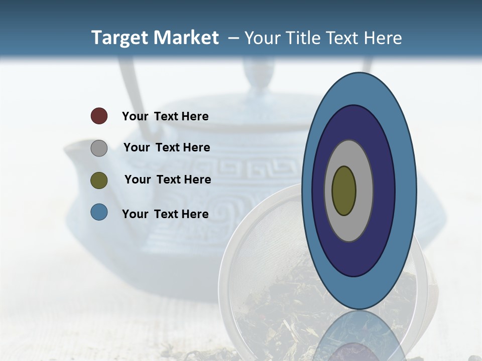 Natural Delicious Teapot PowerPoint Template