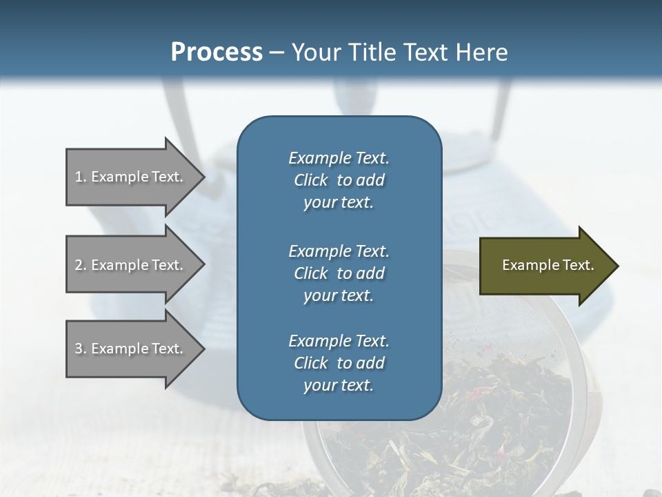Natural Delicious Teapot PowerPoint Template