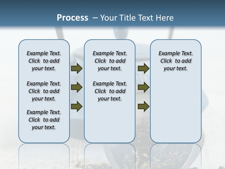 Natural Delicious Teapot PowerPoint Template