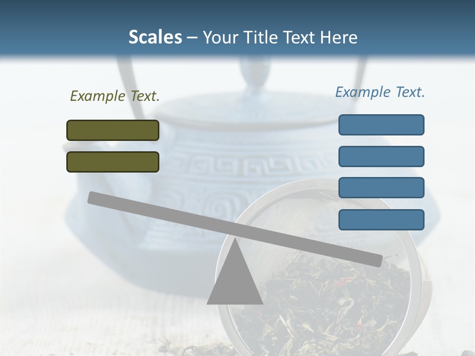 Natural Delicious Teapot PowerPoint Template