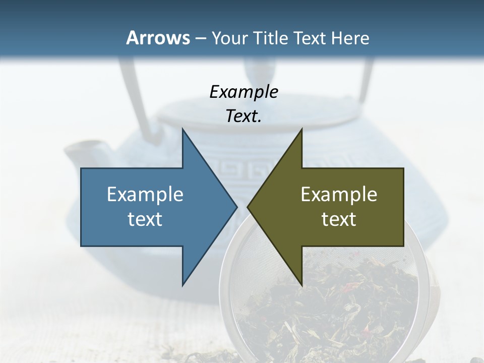 Natural Delicious Teapot PowerPoint Template