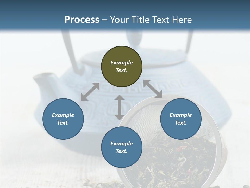 Natural Delicious Teapot PowerPoint Template