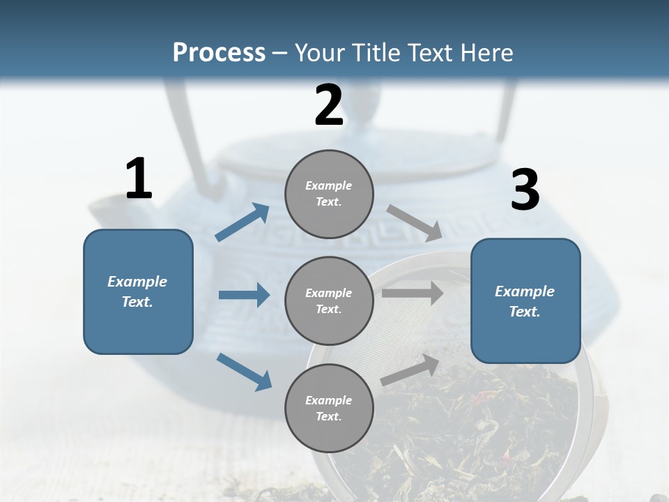 Natural Delicious Teapot PowerPoint Template