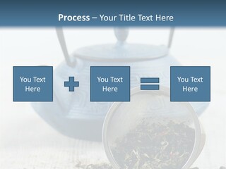Natural Delicious Teapot PowerPoint Template