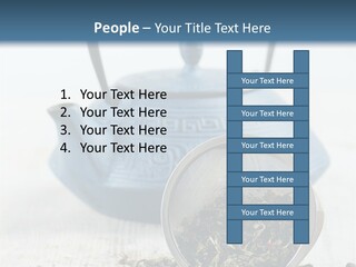 Natural Delicious Teapot PowerPoint Template