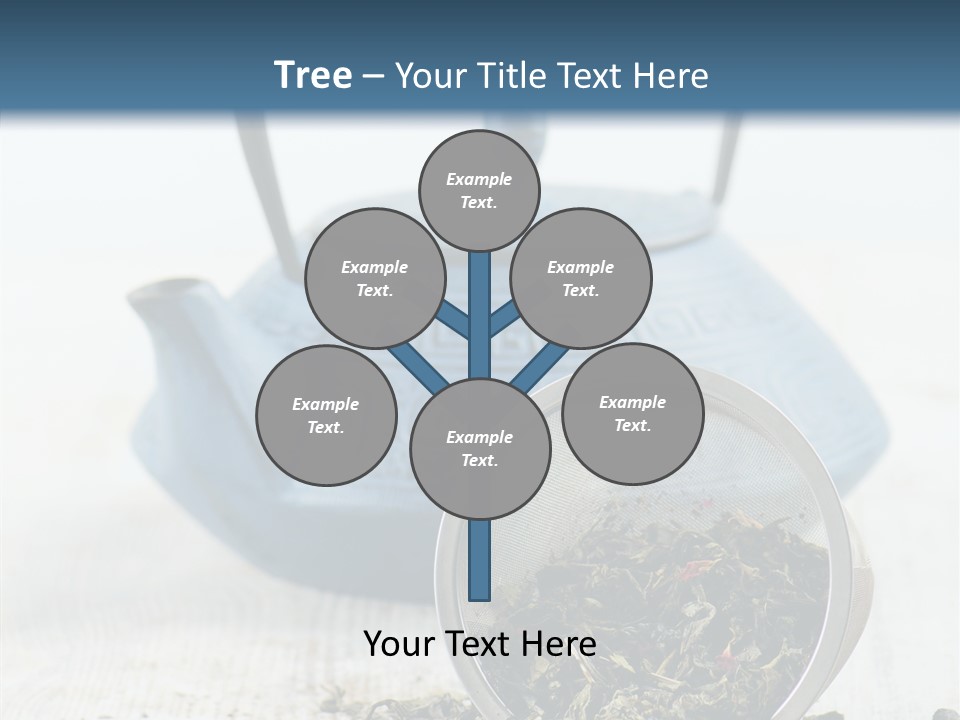 Natural Delicious Teapot PowerPoint Template