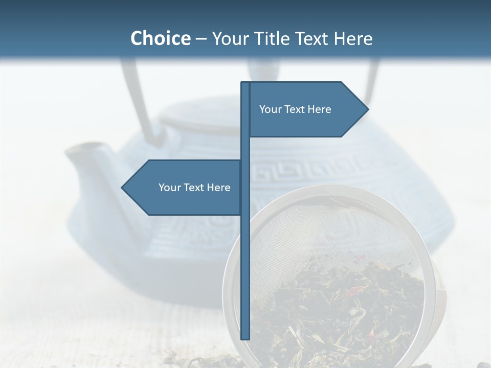 Natural Delicious Teapot PowerPoint Template