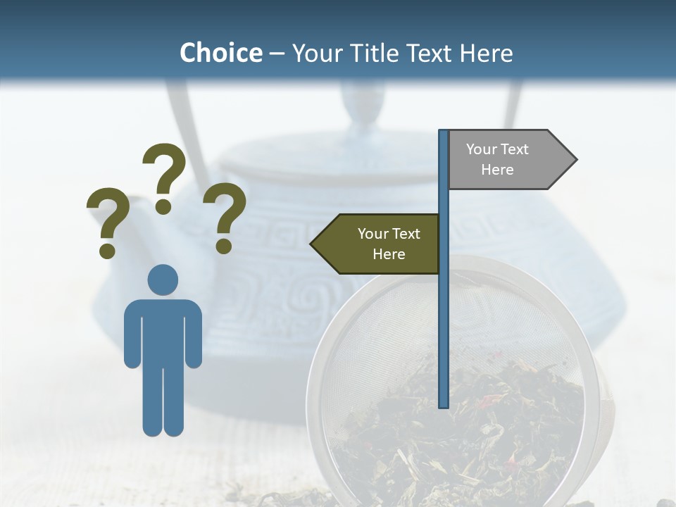 Natural Delicious Teapot PowerPoint Template