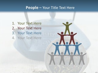 Natural Delicious Teapot PowerPoint Template