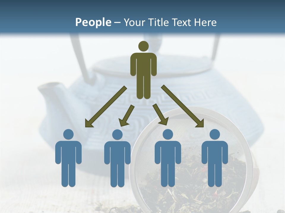 Natural Delicious Teapot PowerPoint Template