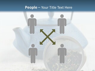 Natural Delicious Teapot PowerPoint Template