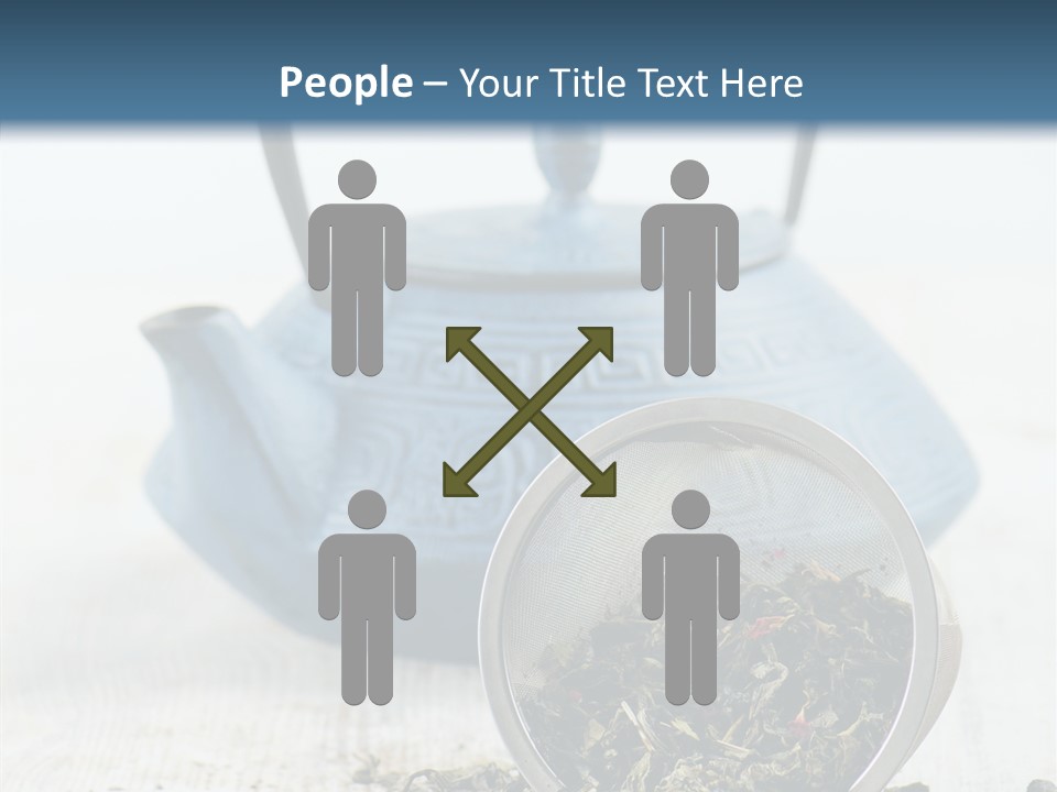 Natural Delicious Teapot PowerPoint Template