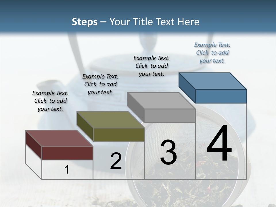 Natural Delicious Teapot PowerPoint Template