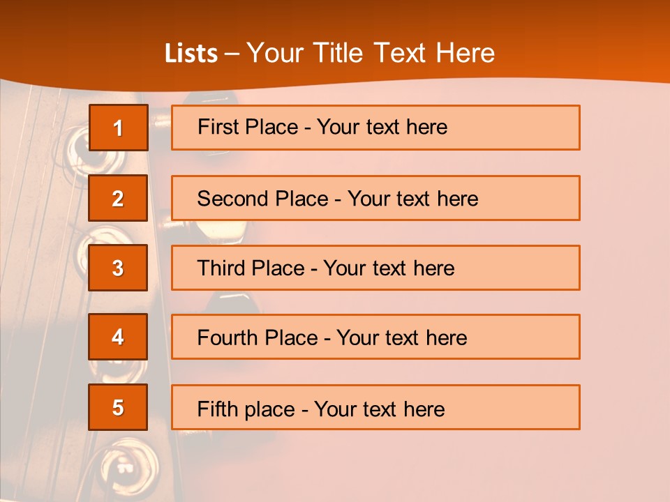 Cool Wood Entertainment PowerPoint Template