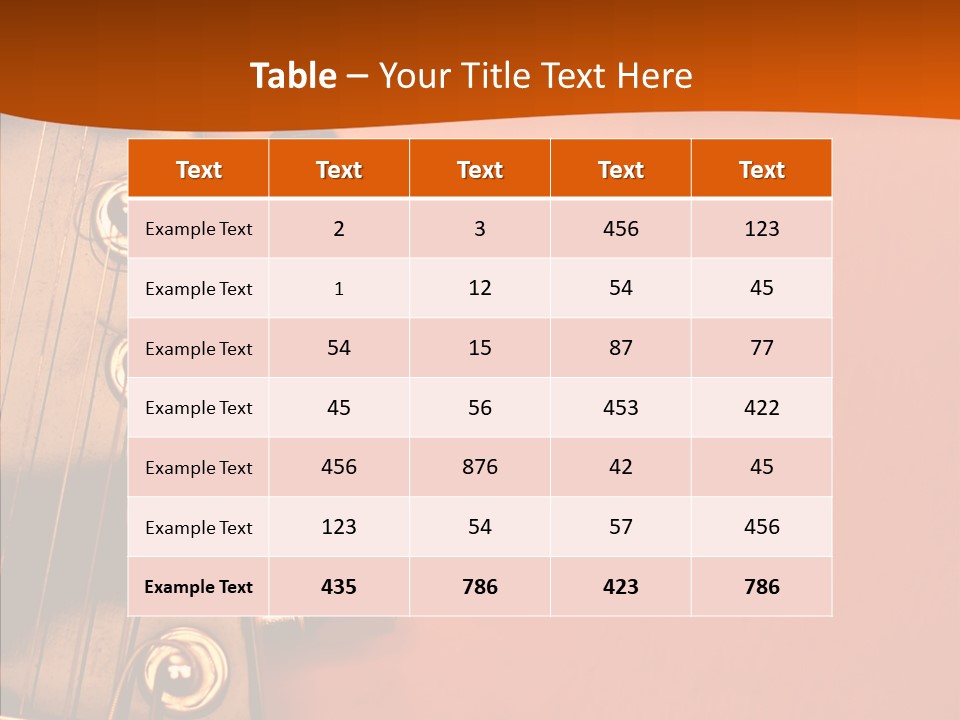 Cool Wood Entertainment PowerPoint Template