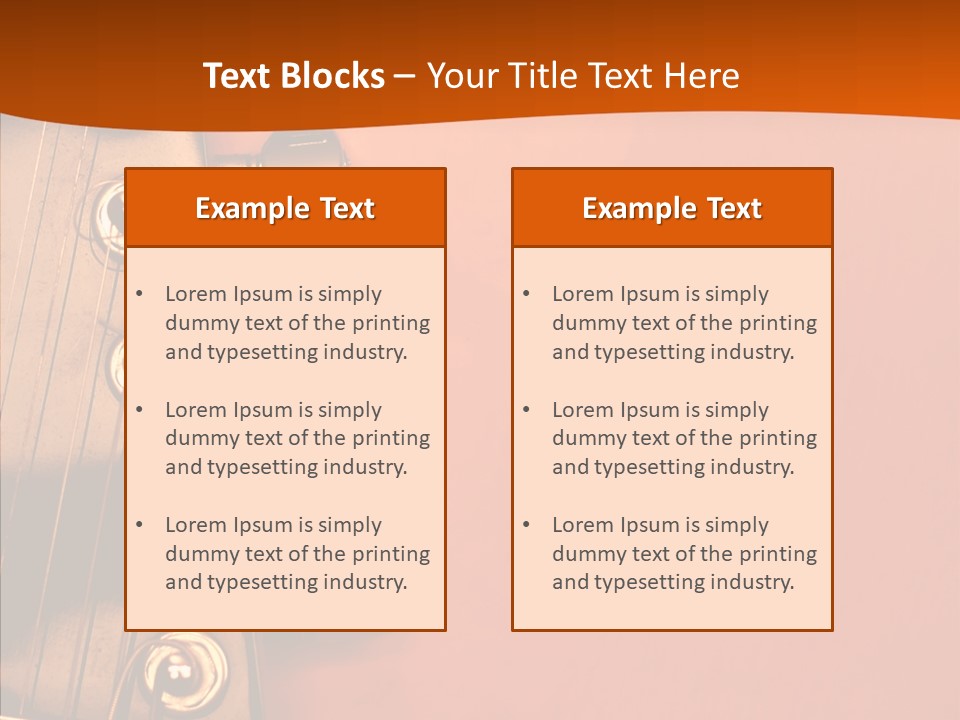 Cool Wood Entertainment PowerPoint Template