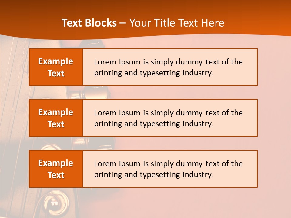 Cool Wood Entertainment PowerPoint Template