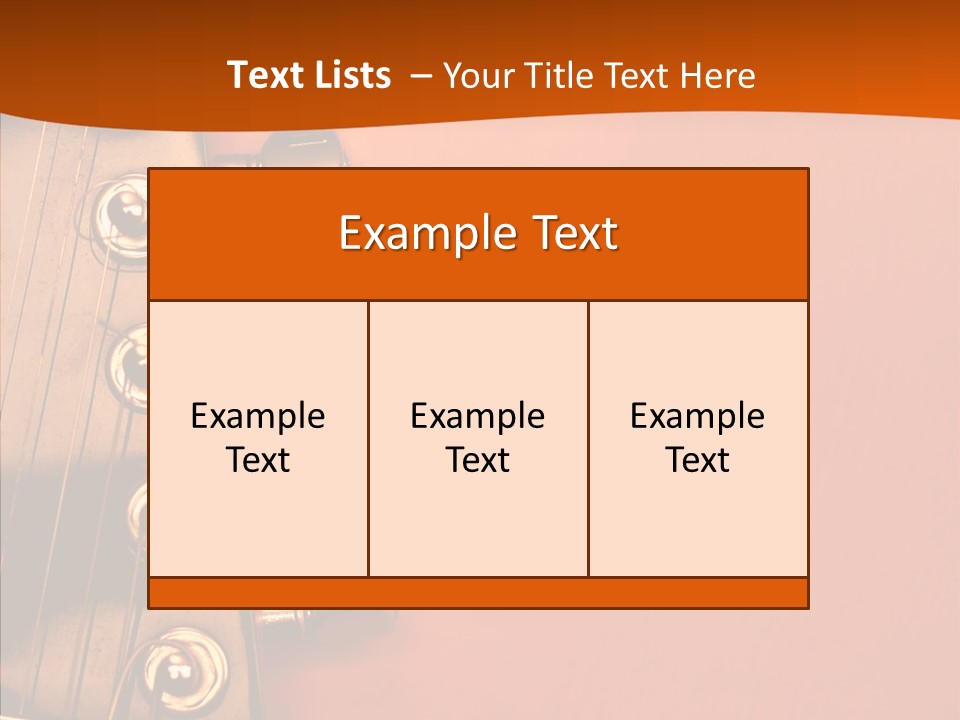 Cool Wood Entertainment PowerPoint Template