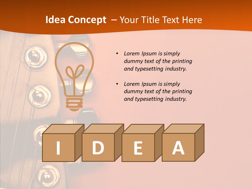 Cool Wood Entertainment PowerPoint Template