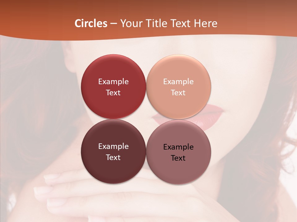 Lady Look Freshness PowerPoint Template
