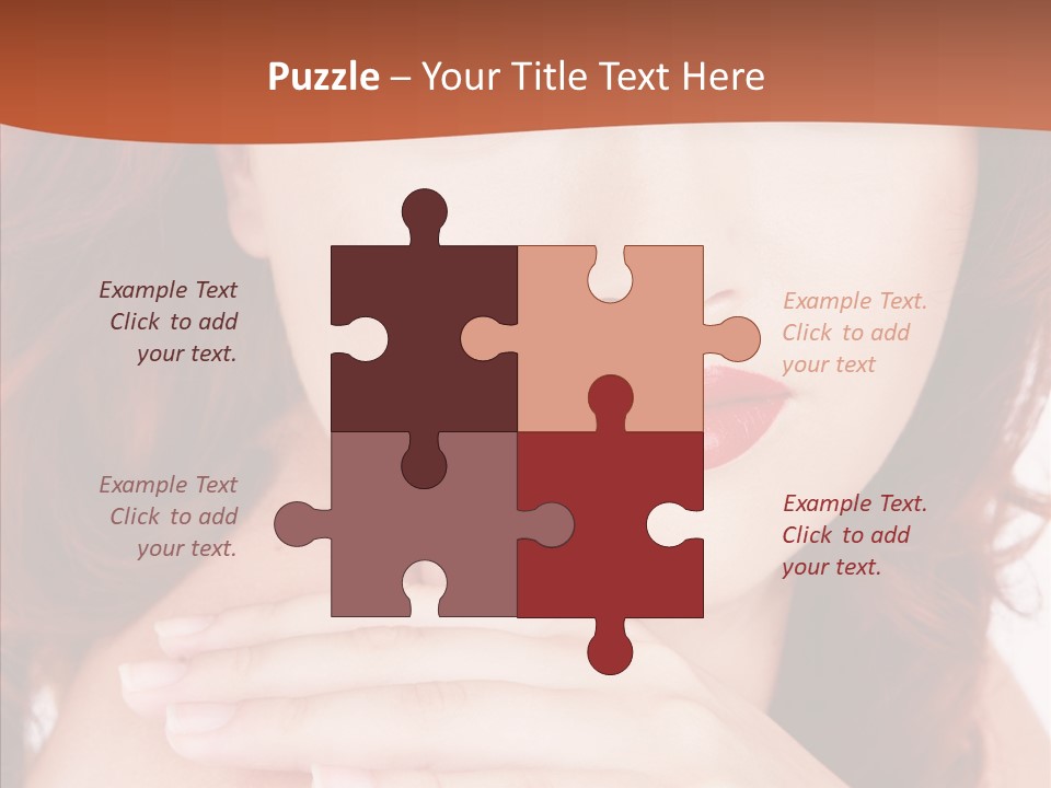Lady Look Freshness PowerPoint Template