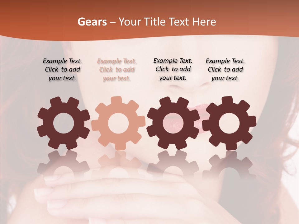 Lady Look Freshness PowerPoint Template